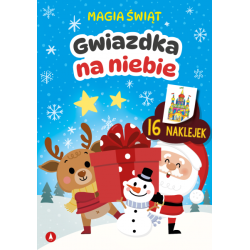 Magia Świąt. Książeczki z naklejkami. Kolorowanki