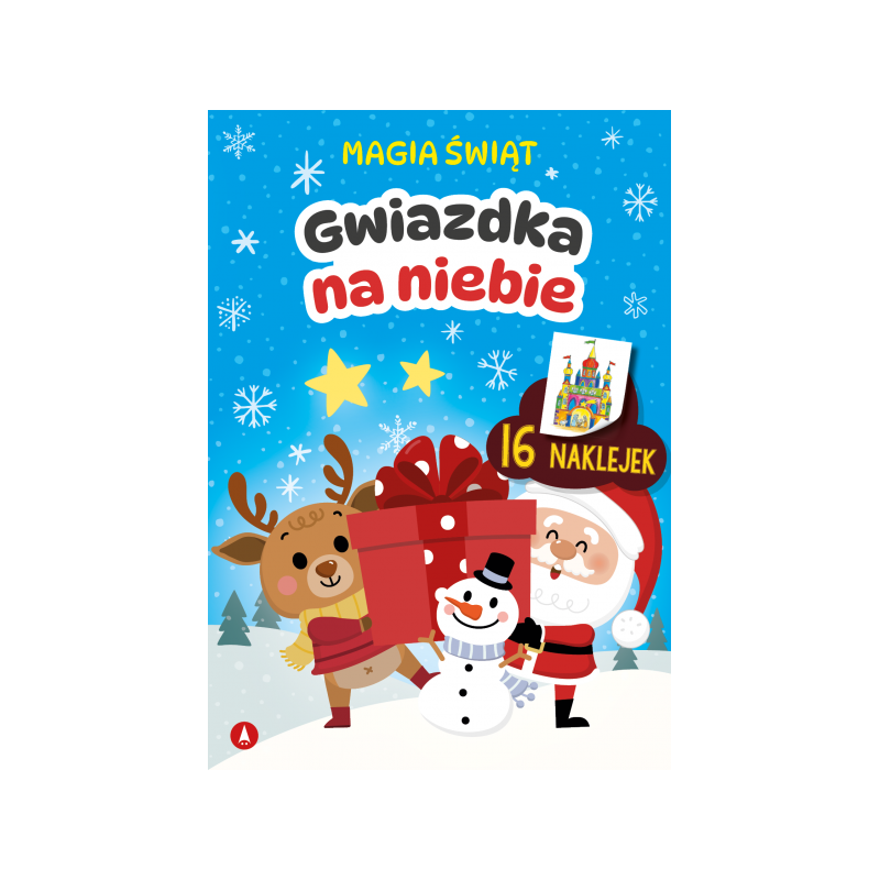 Magia Świąt. Książeczki z naklejkami. Kolorowanki