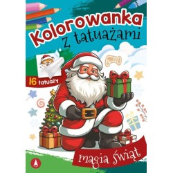 Kolorowanka z tatuażami. Świąteczne wzory