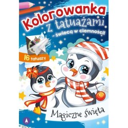 Kolorowanka z tatuażami. Świąteczne wzory