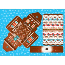 Ozdoby na choinkę. Modele z papieru dla dzieci