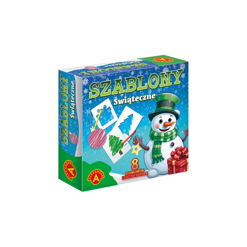 Szablony Świąteczne. Zestaw kreatywny do rysowania