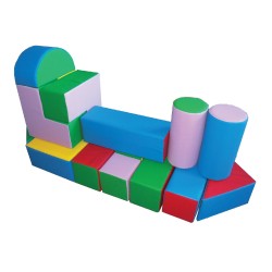 Miniklocki - zestaw klocków piankowych 24 elementy