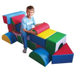 Miniklocki - zestaw klocków piankowych 24 elementy