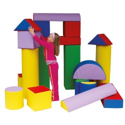 Megaklocki  - zestaw klocków piankowych 24 elementy - DWA WARIANTY