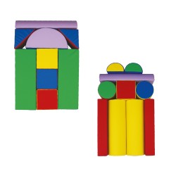 Megaklocki  - zestaw klocków piankowych 24 elementy - DWA WARIANTY