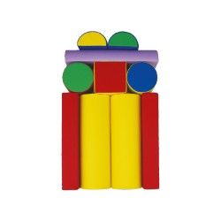 Megaklocki  - zestaw klocków piankowych 24 elementy - DWA WARIANTY