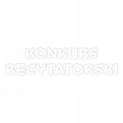Dekoracja jednostronna - Napis: Konkurs recytatorski