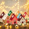 Kalendarz adwentowy - domki świąteczne 24 elementy
