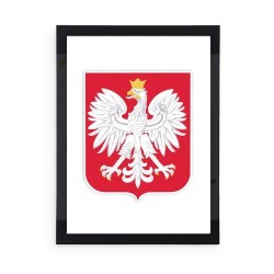 Godło Polski w ramce format A3