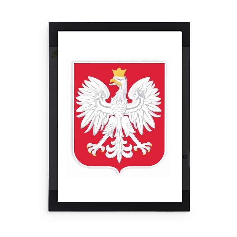 Godło Polski w ramce format A3