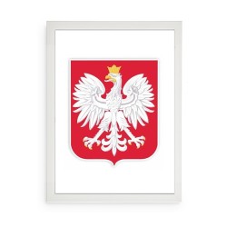 Godło Polski w ramce format A3