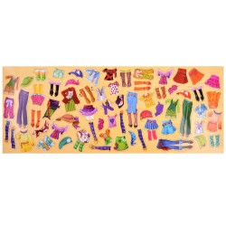 Drewniane puzzle magnetyczne - stylizacje modelki