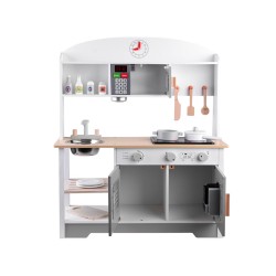 Kuchnia drewniana interaktywna + akcesoria 80x68 cm