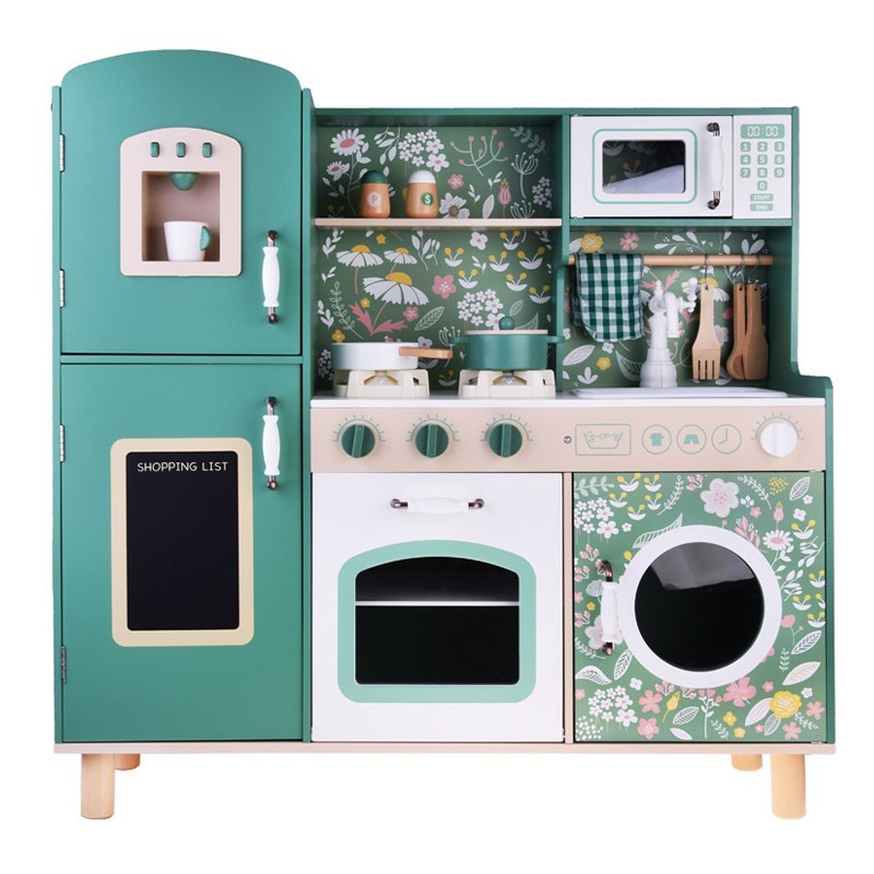 Kuchnia drewniana retro vintage 90x90 cm