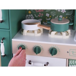 Kuchnia drewniana retro vintage 90x90 cm