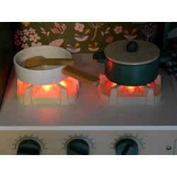 Kuchnia drewniana retro vintage 90x90 cm