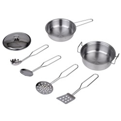 Kuchnia drewniana biała z akcesoriami 70x94 cm