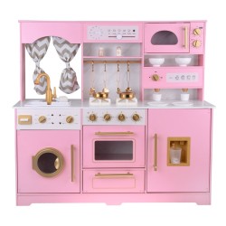 Kuchnia drewniana glamour 109x102 cm interaktywna