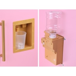 Kuchnia drewniana glamour 109x102 cm interaktywna