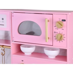 Kuchnia drewniana glamour 109x102 cm interaktywna