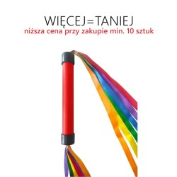 Różdżka gimnastyczna ze wstążkami, dwustronna