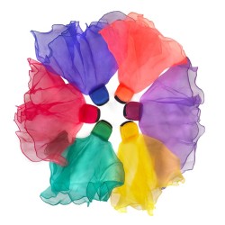 Chustka z piłeczką - 6 szt. MIX KOLORÓW