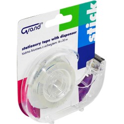 Taśma klejąca 18 mm x 20 m z dyspenserem