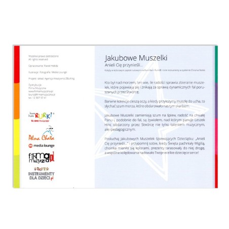 Bum Bum Rurki - Jakubowe Muszelki - Aniel cię przynieśli. Książka z nutami