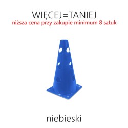 Pachołek gimnastyczny 24 cm z otworami - RÓŻNE KOLORY