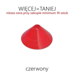 Pachołek gimnastyczny płaski (stożek) - RÓŻNE KOLORY