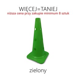 Pachołek gimnastyczny 42 cm z otworami - RÓŻNE KOLORY