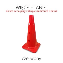 Pachołek gimnastyczny 42 cm z otworami - RÓŻNE KOLORY