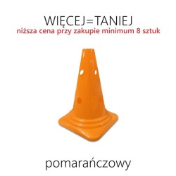 Pachołek gimnastyczny 30 cm z otworami - RÓŻNE KOLORY