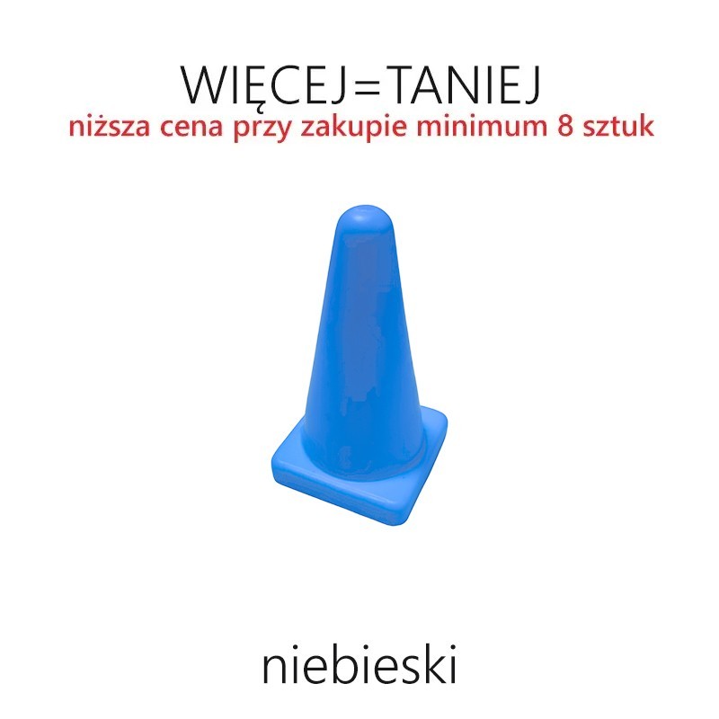 Pachołek gimnastyczny 10 cm (mały) - RÓŻNE KOLORY