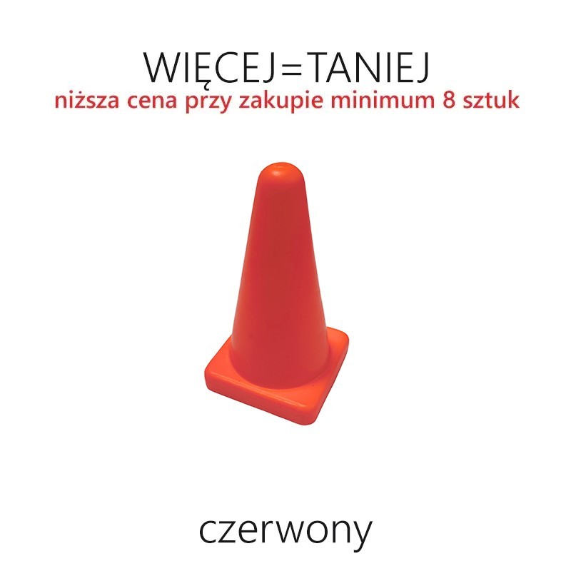 Pachołek gimnastyczny 10 cm (mały) - RÓŻNE KOLORY