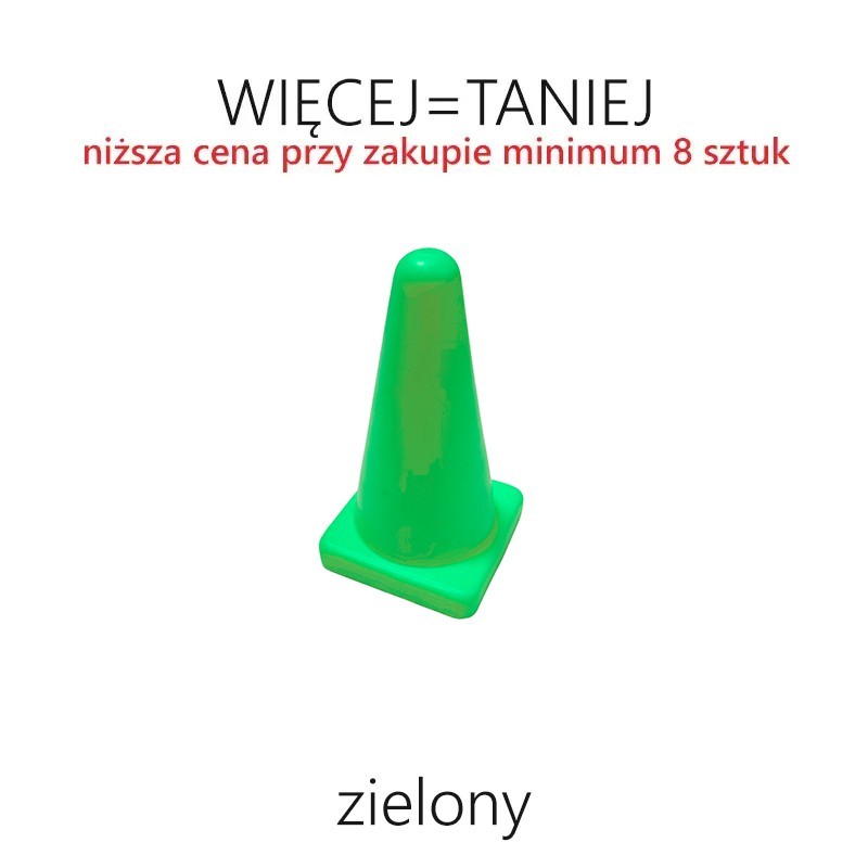 Pachołek gimnastyczny 10 cm (mały) - RÓŻNE KOLORY