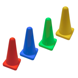 Pachołek gimnastyczny 10 cm (mały) - RÓŻNE KOLORY