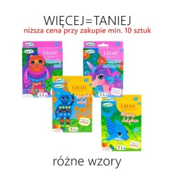Kreatywna mozaika piankowa wyklejanka - RÓŻNE WZORY