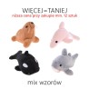 Pluszowe zwierzątka oceanu z piszczałką - RÓŻNE WZORY