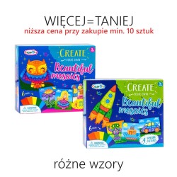 Kreatywna wyklejanka piankowa mozaika - RÓŻNE WZORY
