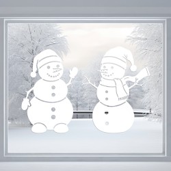 Dekoracja ażurowa - Bałwanki 2 elementy