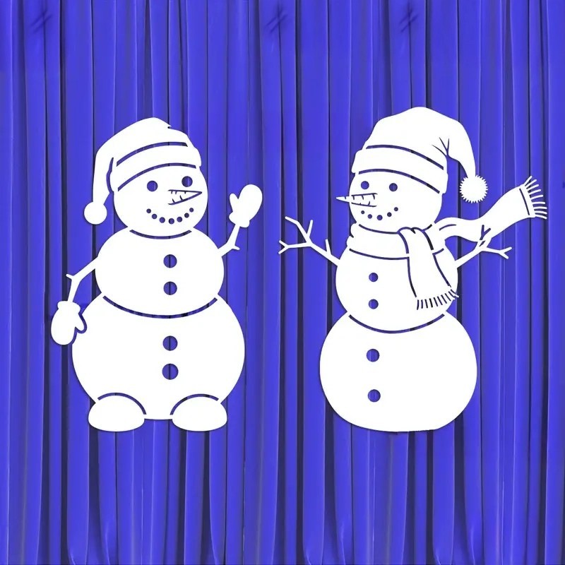 Dekoracja ażurowa - Bałwanki 2 elementy