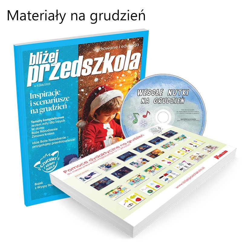 Miesięcznik + zestaw pomocy dydaktycznych 11.290/2025 - materiały na grudzień