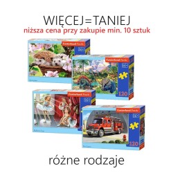 Puzzle 120 el. 32 x 23 cm RÓŻNE RODZAJE