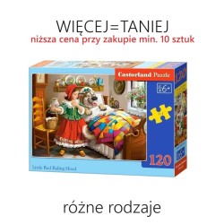 Puzzle 120 el. 32 x 23 cm RÓŻNE RODZAJE