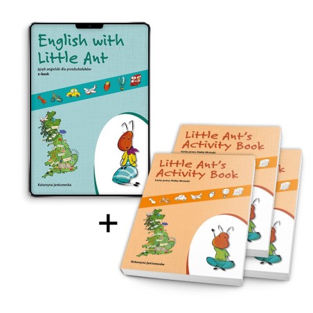 English with Little Ant (ebook) + 3 szt. Little Ant's Activity Book
