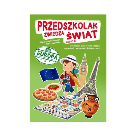 Przedszkolak zwiedza świat, cz. II - Europa  (ebook z piosenkami w streamingu i pomocami w formie mulimediów)