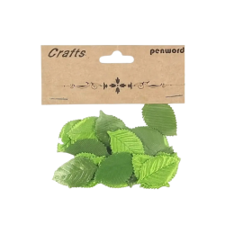 Dekoracja jednostronna - Liście materiałowe 30 sztuk