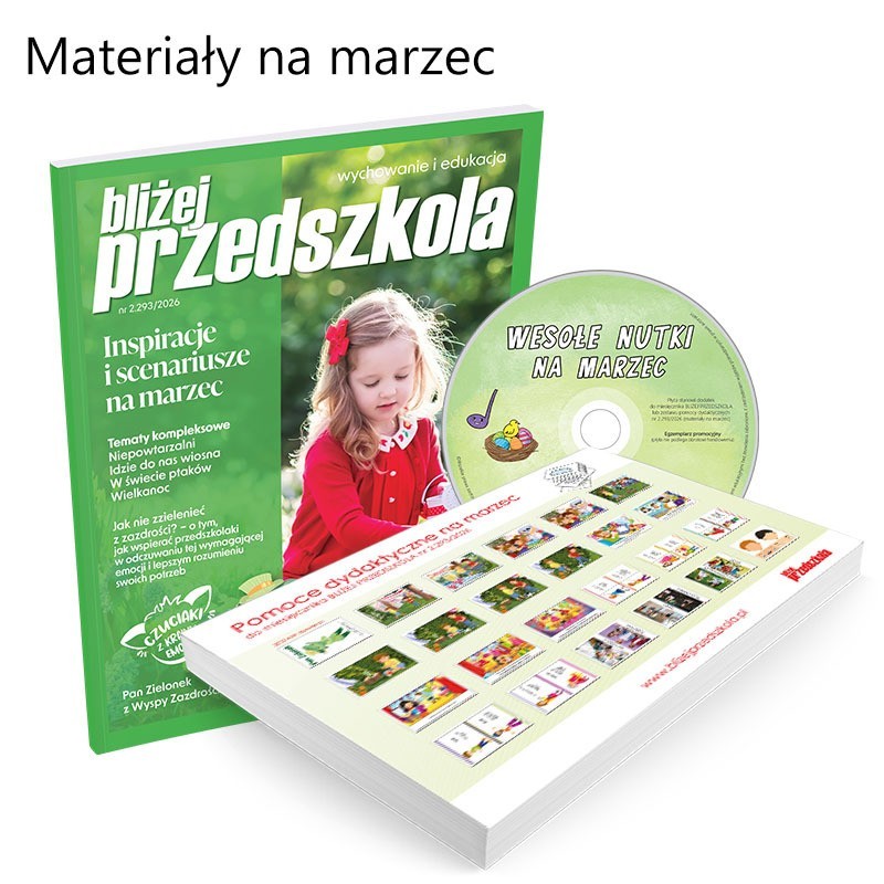 Miesięcznik + zestaw pomocy dydaktycznych 02.293/2026 - materiały na marzec